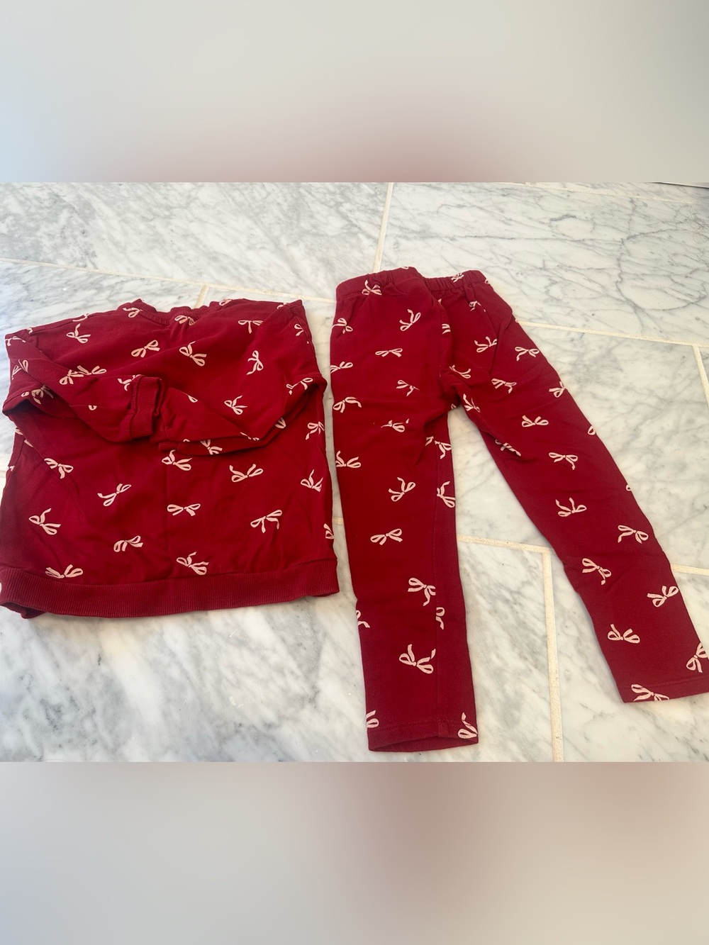 H&M Red Bow Print Set - Picture 4 of 4